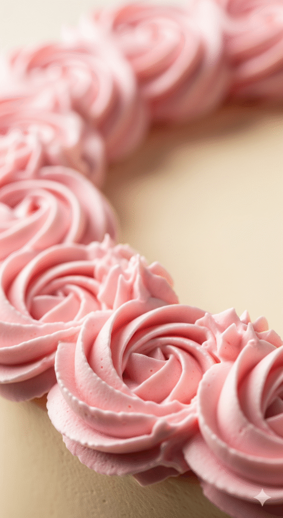 Ultimate Guide to the Perfect Cake 2 buttercream frosting rosettes close up
